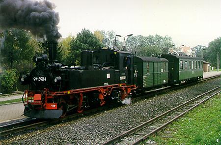 Zittauer Bimmelbahn Dampflokomotive