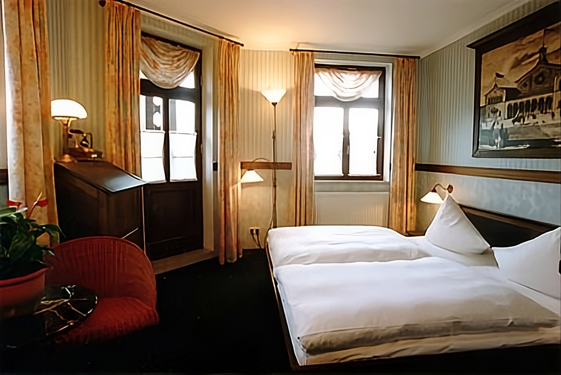 Hotel Bahnhof Bertsdorf Zimmer